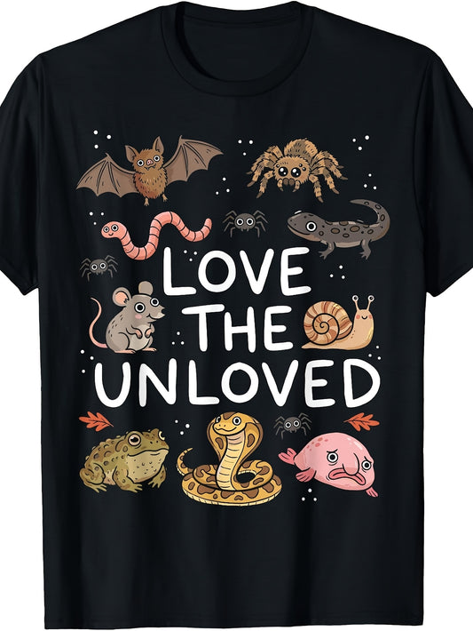 Love The Unloved Bat Spider Snake Toad Blobfish Animal T-Shirt