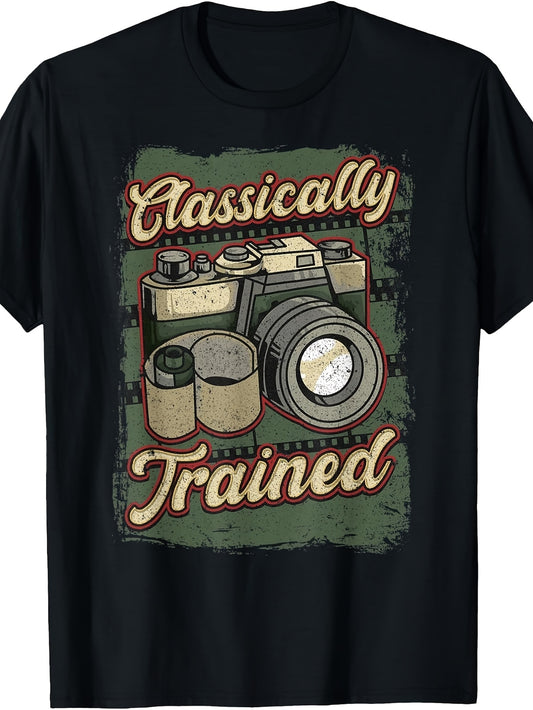 Classically Trained Photographer Retro Camera Lovers T-Shirt
