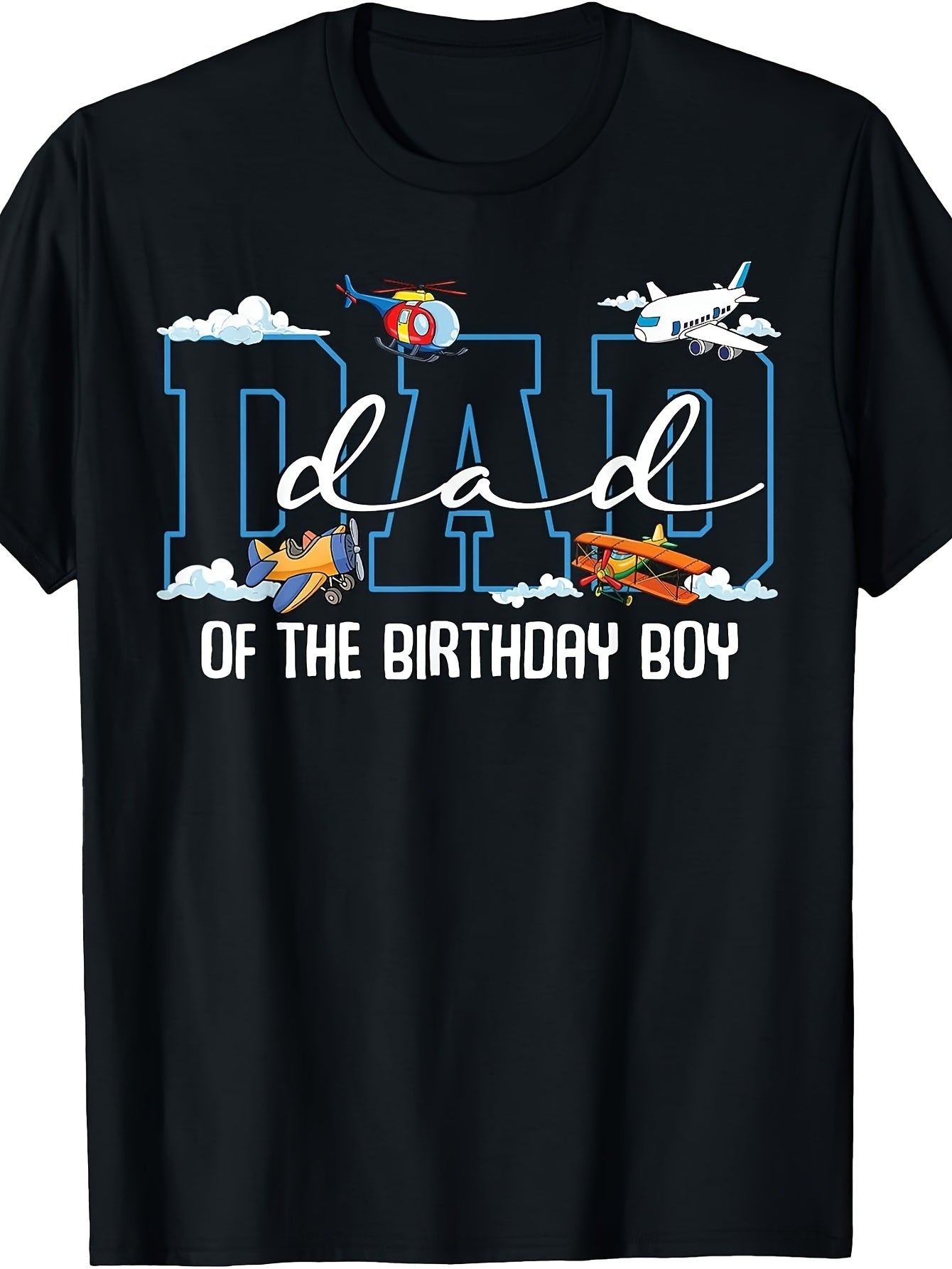 Airplane Birthday Dad of The Birthday Plane Gift T-Shirt